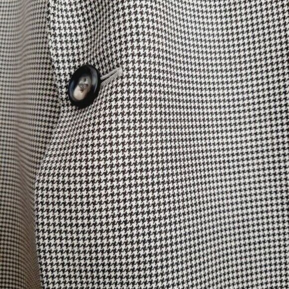 JOS. A. BANK 100% Wool Blazer Jacket Fine Houndstooth Pattern Men's Sz 48 L - Picture 5 of 10